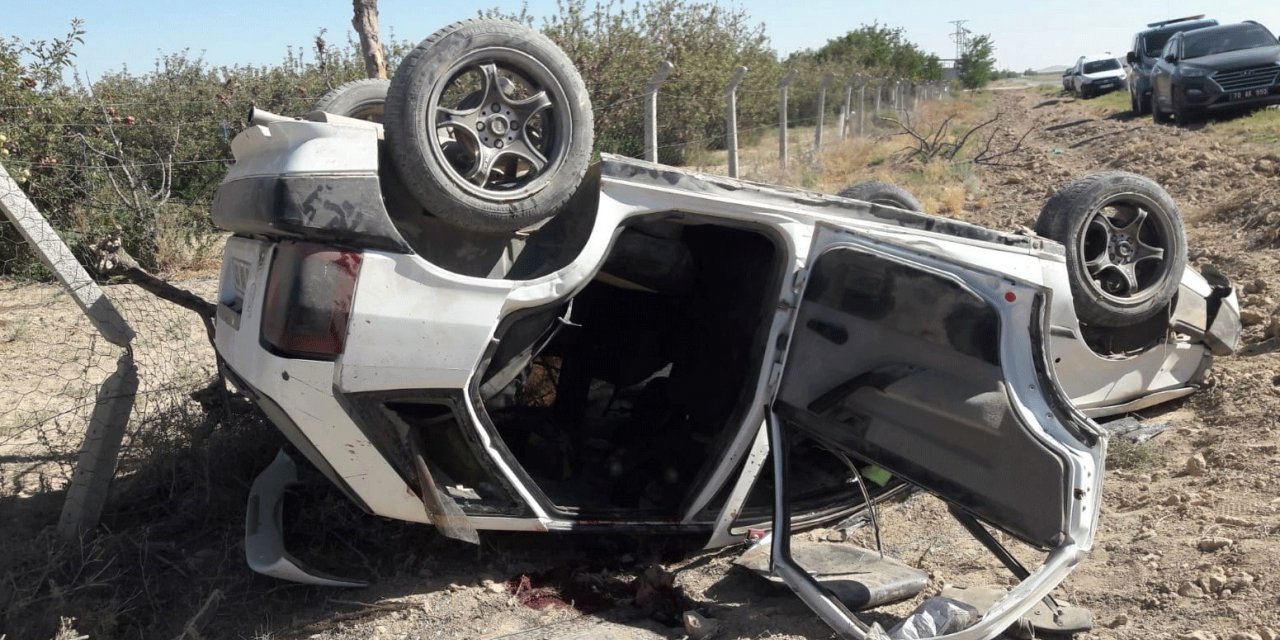 Karaman’da trafik kazası: 1 ölü, 3 yaralı