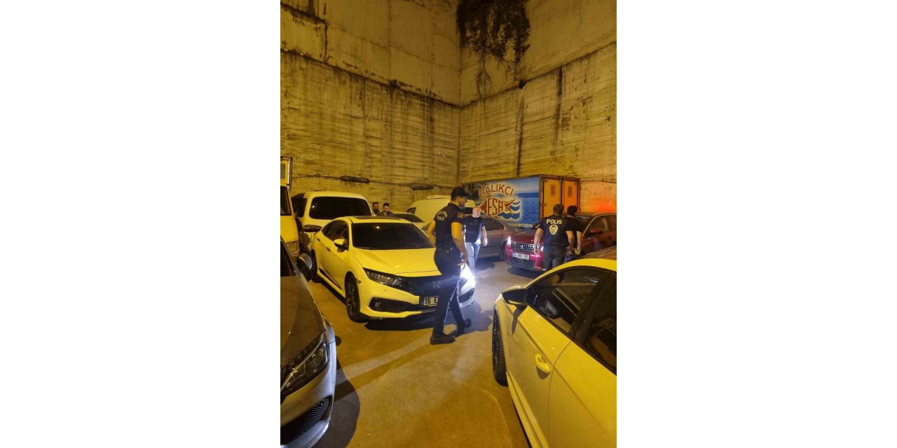 Bursa’da Asayiş Şube Müdürlüğü ekiplerinden uygulama