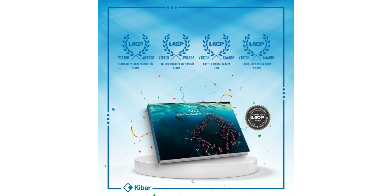 ABD merkezli LACP’den Kibar Holding Sürdürülebilirlik Raporu’na 4 ödül