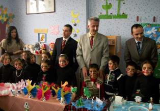 Kulu'da ana okulu öğrencilerinin sergisi açıldı