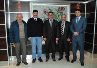 Büsan sanayici iş adamları Hançerli'yi ziyaret etti