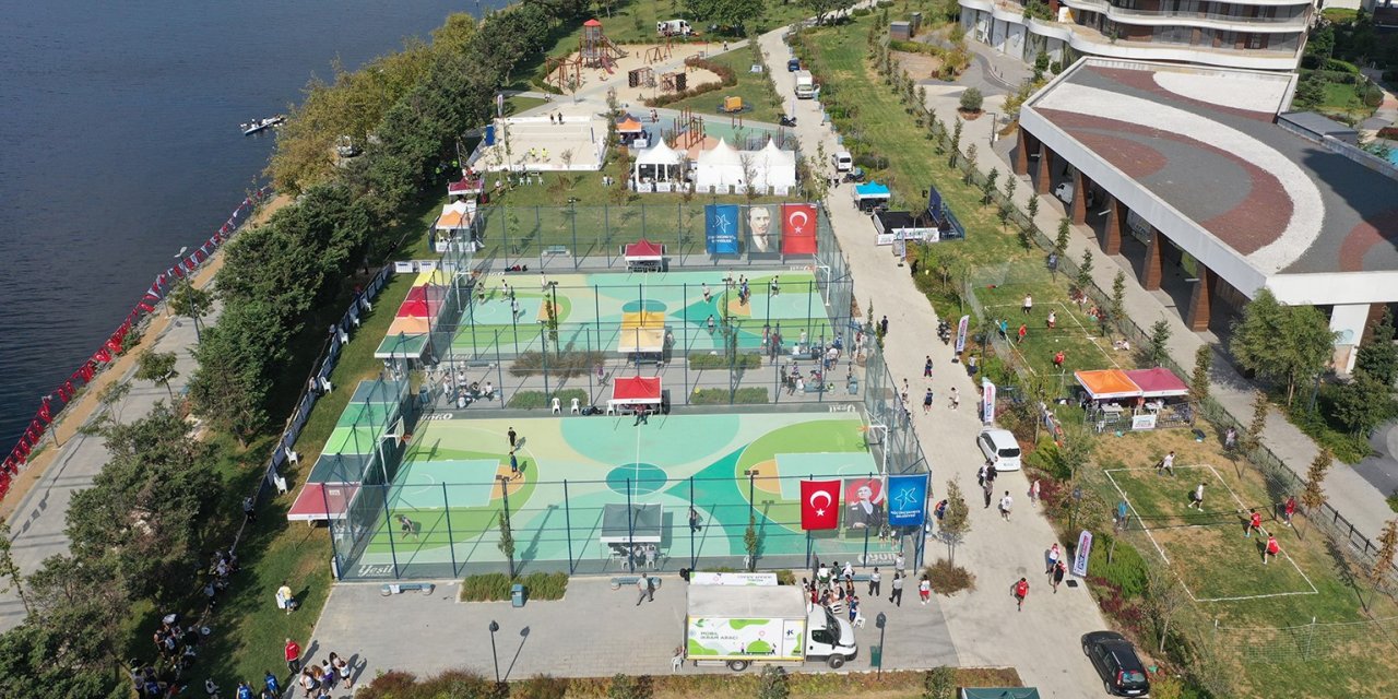 Küçükçekmeceliler spor festivaline yoğun ilgi gösterdi