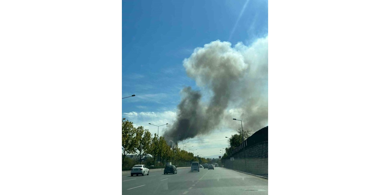 Ankara’da sanayi sitesinde yangın