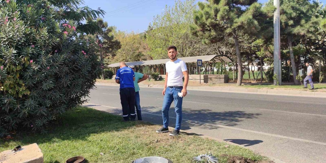 Takla atıp hurdaya dönen araçtan hafif sıyrıklarla kurtuldu