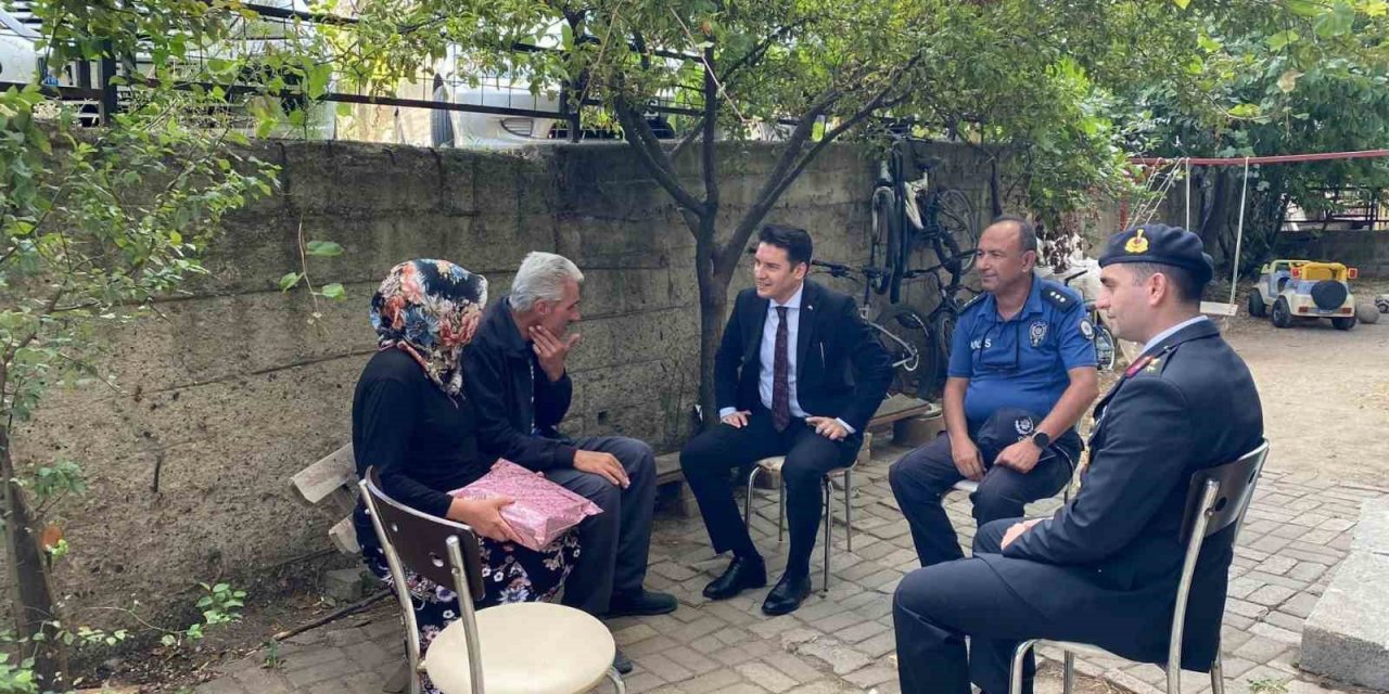 Yenice Kaymakamı Göktaş’dan gazi ailelerine ziyaret