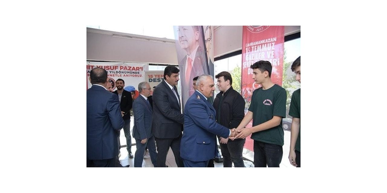 Kahramankazan Belediye Başkanı Oğuz ve Kaymakamı Parlar’dan 15 Temmuz Gaziler ve Şehit Aileleri  Derneğine ziyarret