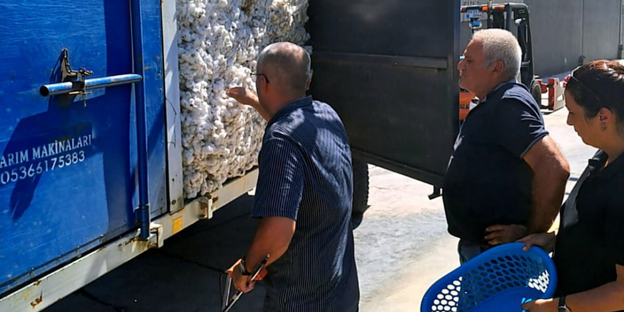 Çiftçinin sigortası Söke TARİŞ’e ilk pamuk teslimi yapıldı