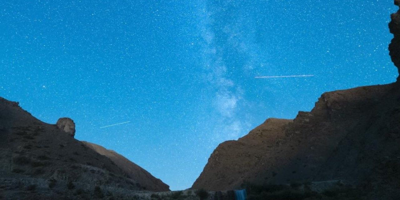 Erzincan’da muhteşem gökyüzü! İşte yıldızların görsel şöleni