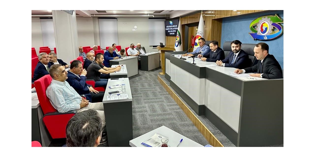 AK Parti milletvekilleri, Müşterek Meslek Komite Toplantısına katıldı