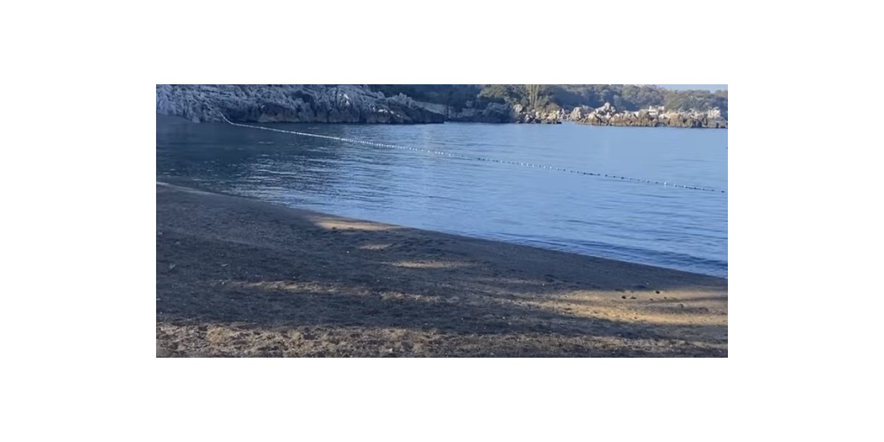 Sezon bitti plaj boşaldı