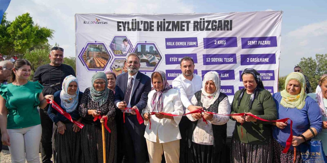 Tarsus’un köylerinde sosyal tesis ağı genişliyor