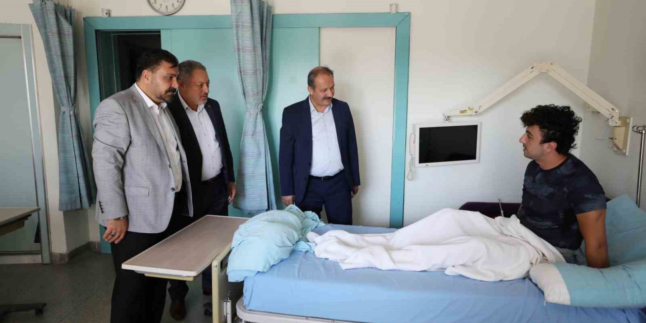 Sağlık-Sen Genel Başkanı Doğan gazilerle bir araya geldi