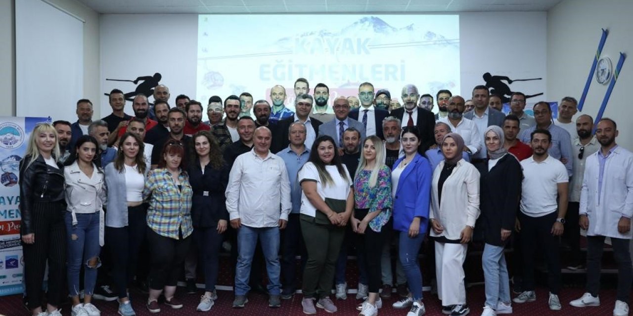 Büyükşehir, kayak turizmine destek olacak eğitime başladı