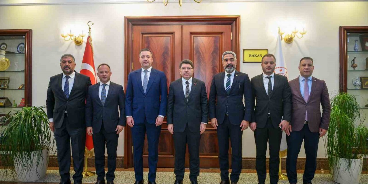 Türkiye Barolar Birliği Başkanı Sağkan’dan, Bakan Tunç’a teşekkür ziyareti