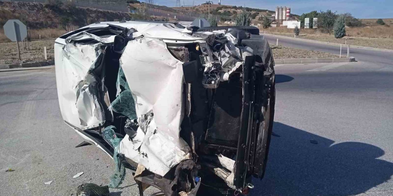 Bandırma’da trafik kazasında 1 kişi ağır yaralandı