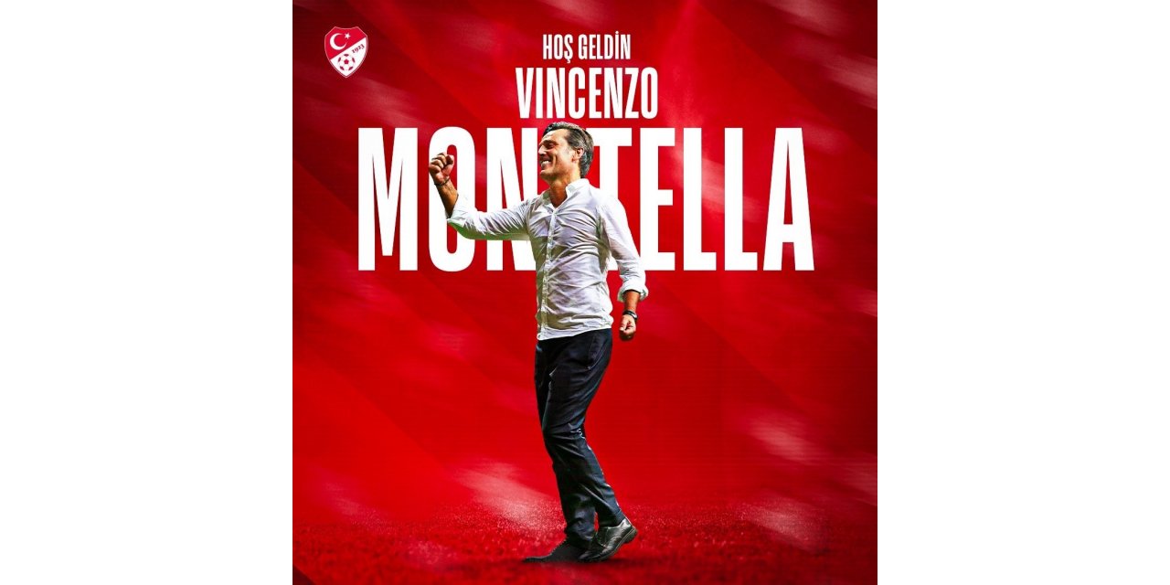 Türkiye Futbol Federasyonu, A Milli Futbol Takımı’nın yeni teknik direktörünün Vincenzo Montella olduğunu açıkladı.