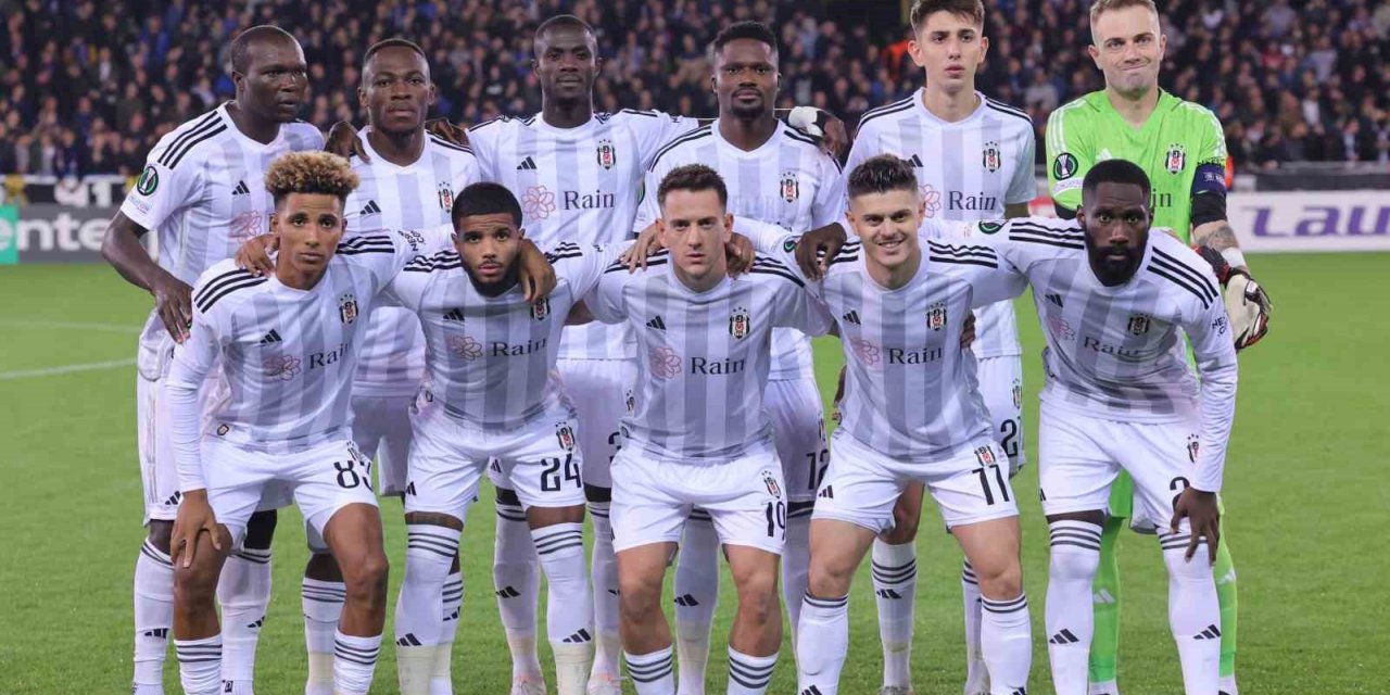 UEFA Avrupa Konferans Ligi: Club Brugge: 0 - Beşiktaş: 0 (İlk yarı)