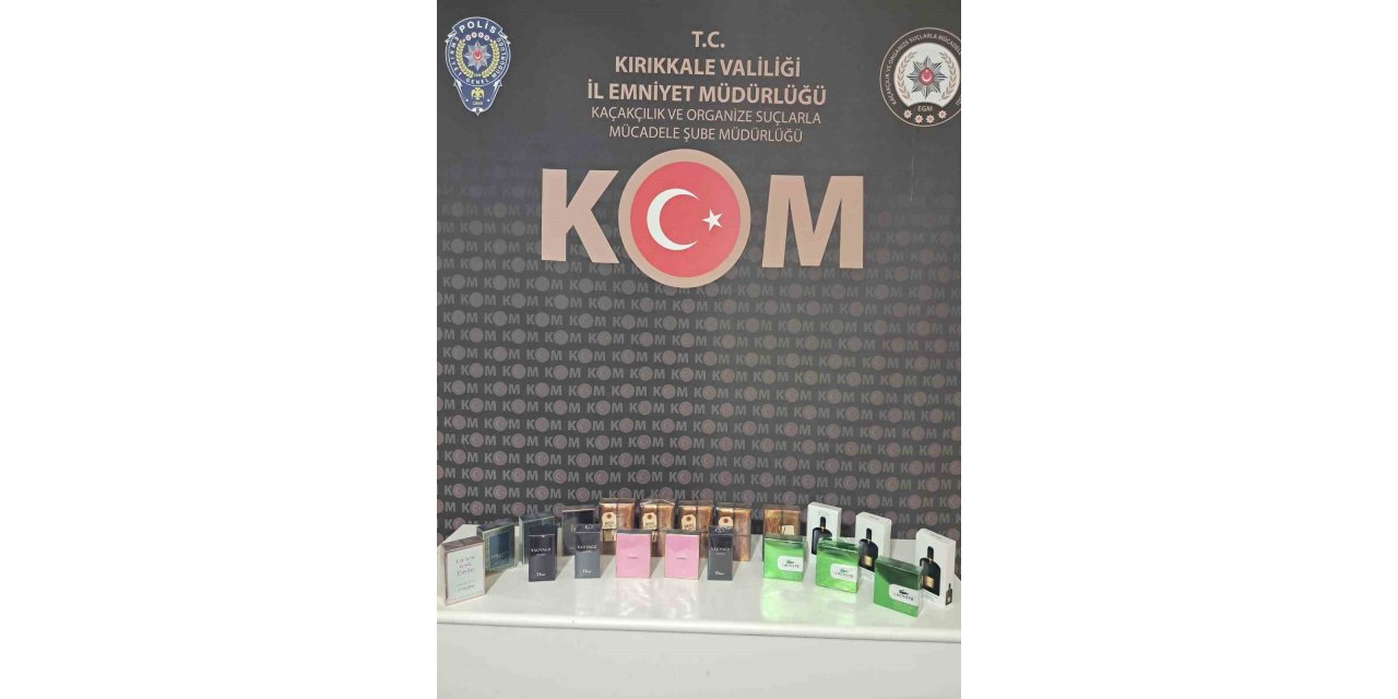 Kırıkkale’de kaçak ütün ve kozmetik ürün ele geçirildi: 6 gözaltı