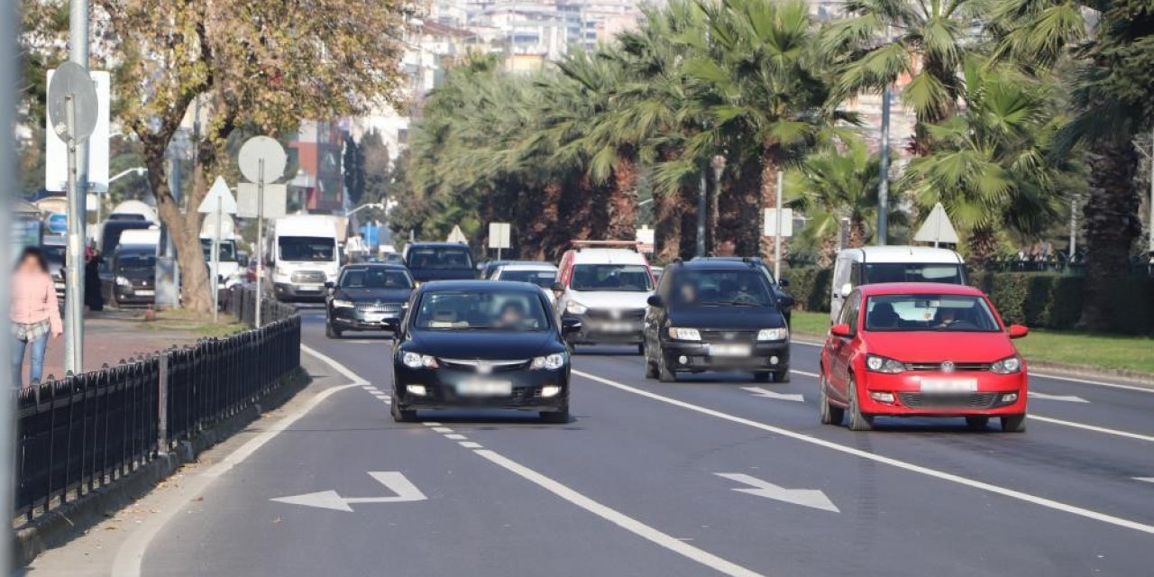 Samsun’da trafiğe kayıtlı araç sayısı 441 bini geçti