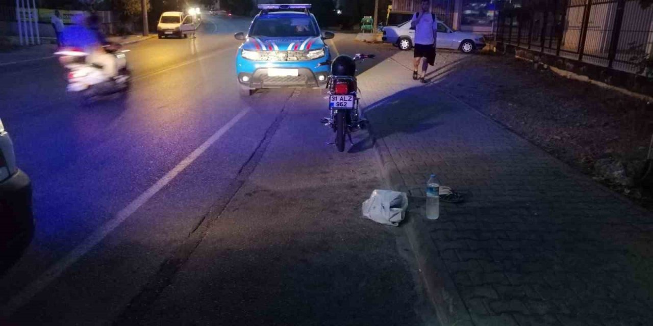 Manavgat’ta motosiklet kazası: 1 yaralı