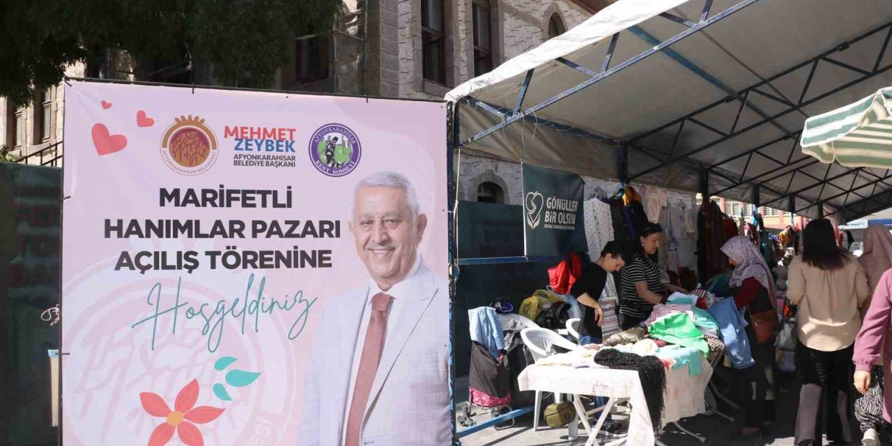 El emeği göz nuru ürünler bu pazarda görücüye çıktı