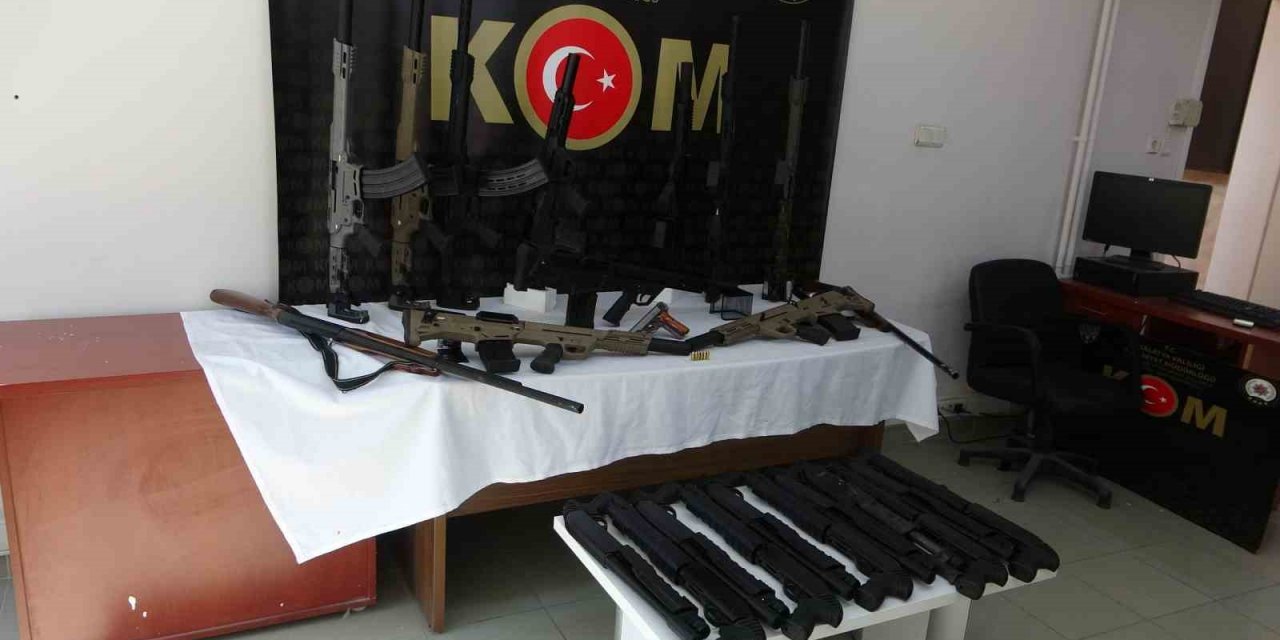 Malatya’da silah ve kaçakçılık operasyonu: 5 gözaltı