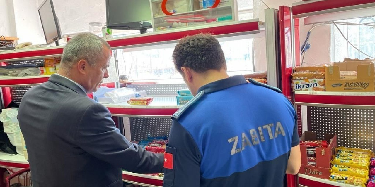 Zabıta ekiplerinden kantinlere denetim