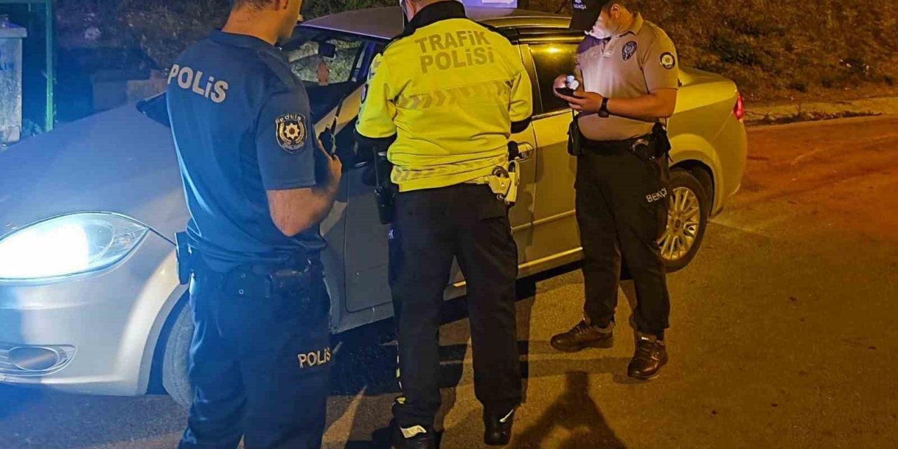 Sinop’ta şok uygulama: 5 araç trafikten men edildi