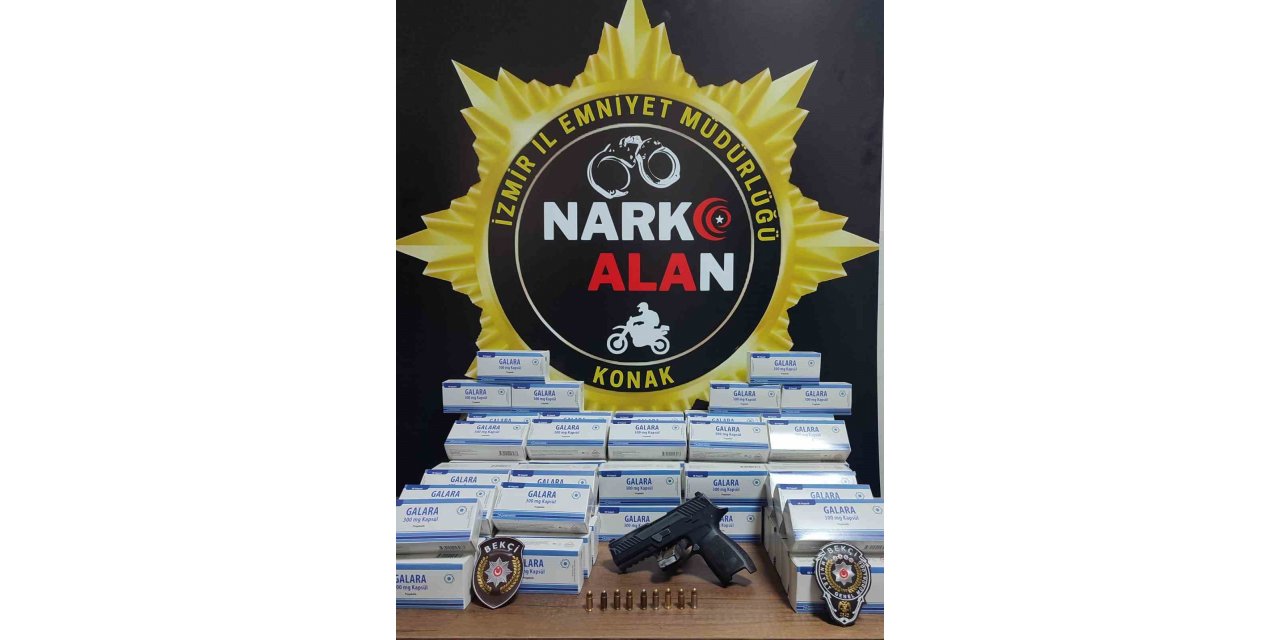 Şüphe üzerine durdurulan araçta binlerce sentetik hap çıktı