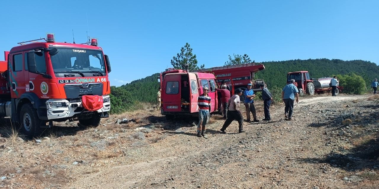 Kütahya’daki orman yangını kontrol altına alındı