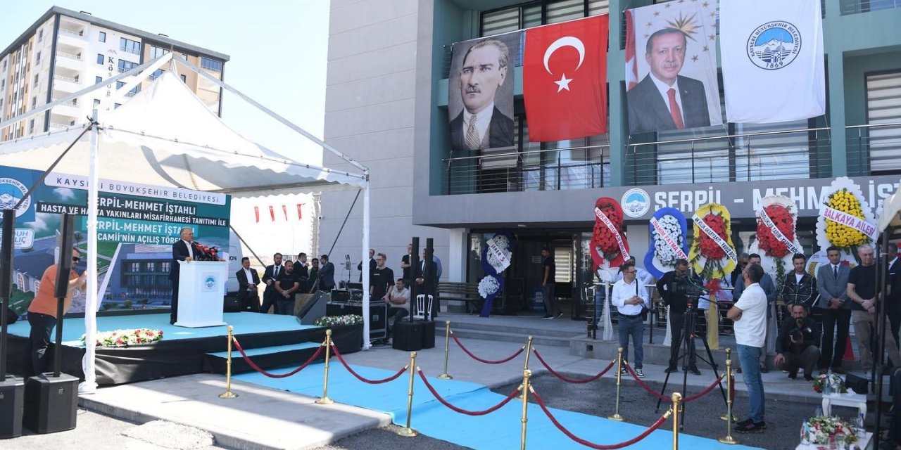 Serpil-Mehmet İştahlı Hasta ve Hasta Yakınları Misafirhanesi ile Camisi Açıldı