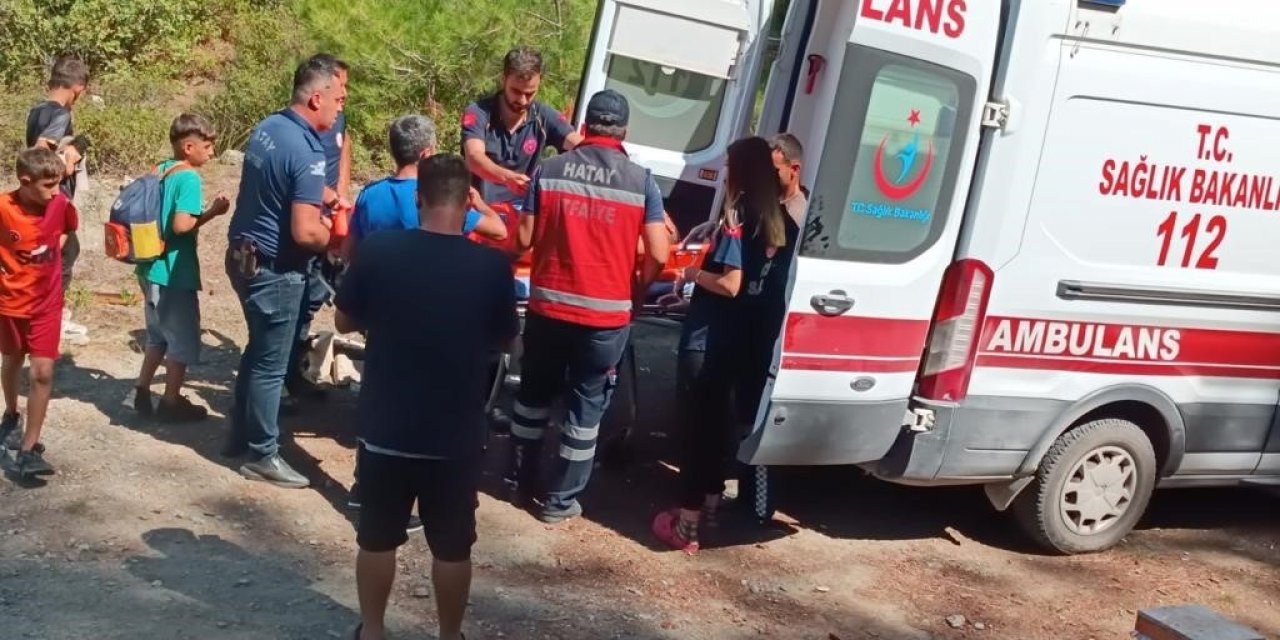 Hatay’da motosiklet kazası: 1 yaralı