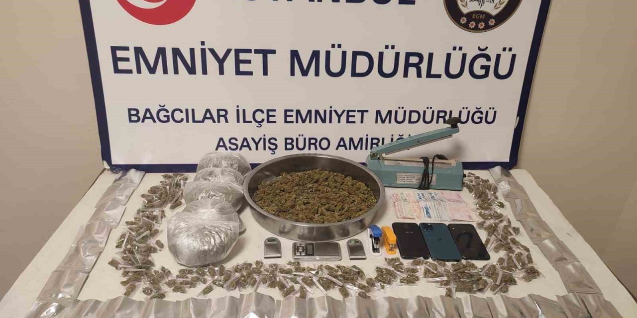 Bağcılar’da uyuşturucu operasyonu: 3 gözaltı