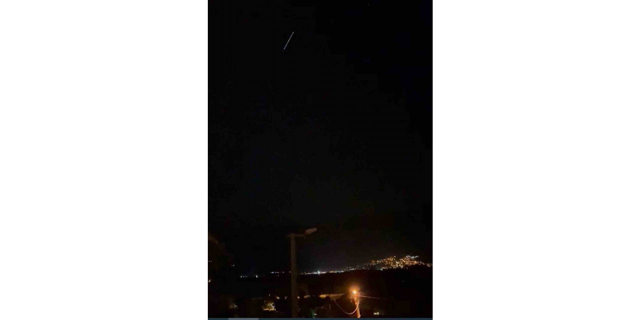 Muğla’da Starlink uyduları görüntülendi