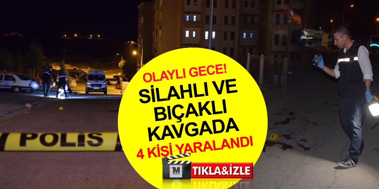 Karaman’da silahlı ve bıçaklı kavgada 4 kişi yaralandı! Polis geniş güvenlik önlemi aldı