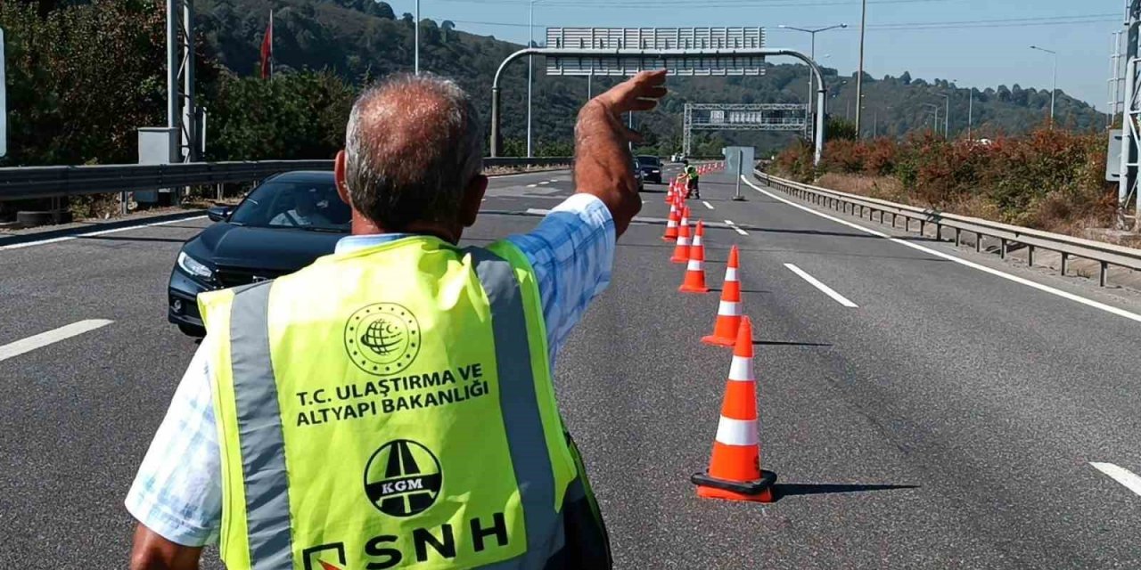 Anadolu otoyolu trafiğe kapatıldı