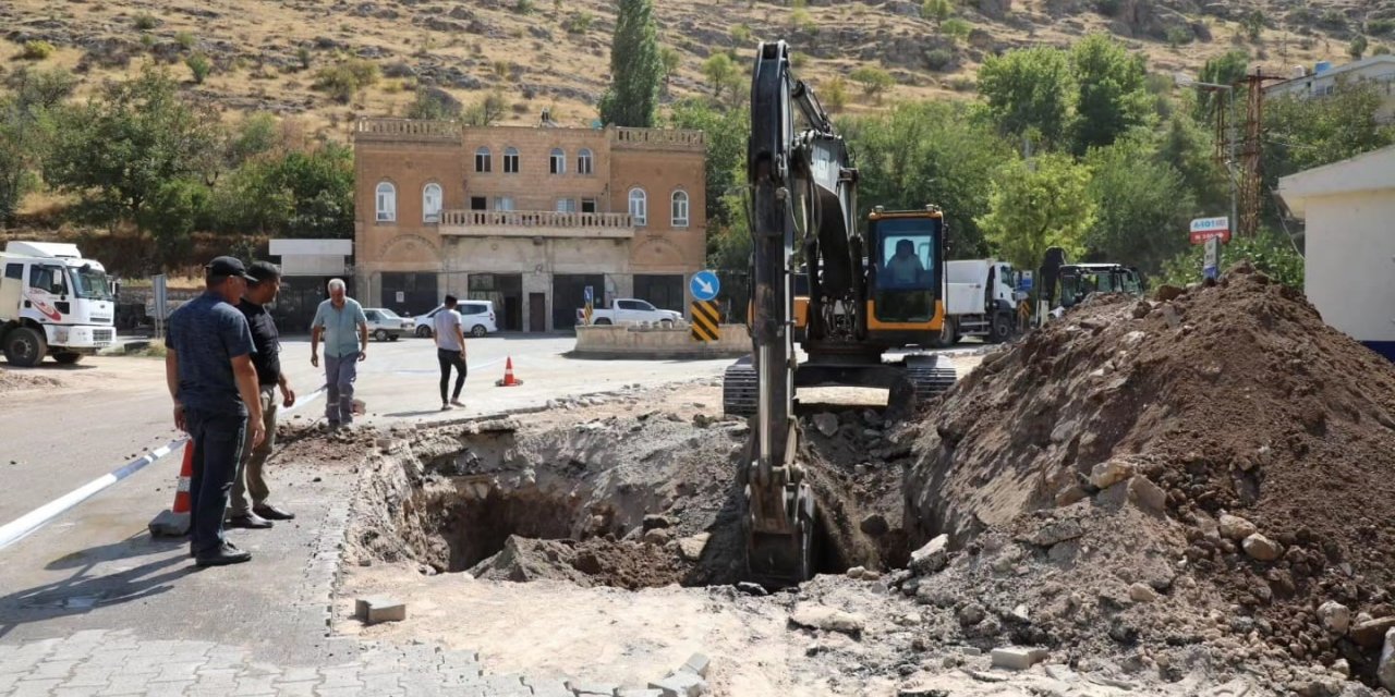 Savur’da altyapı yenilme çalışmaları başladı