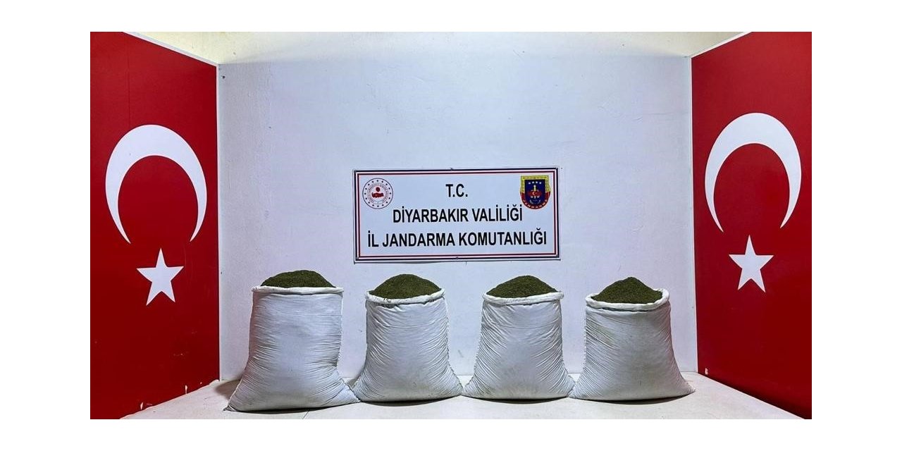 Diyarbakır’da 117 kilo esrar ele geçirildi