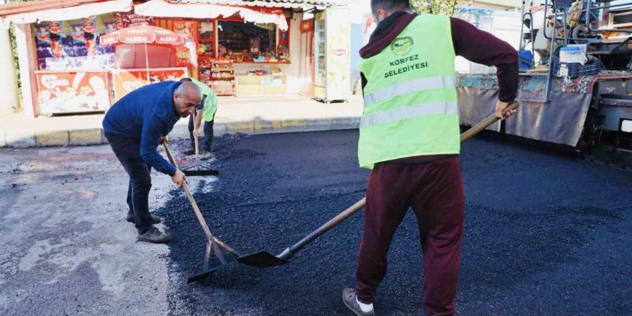 İki sokağa 640 ton asfalt