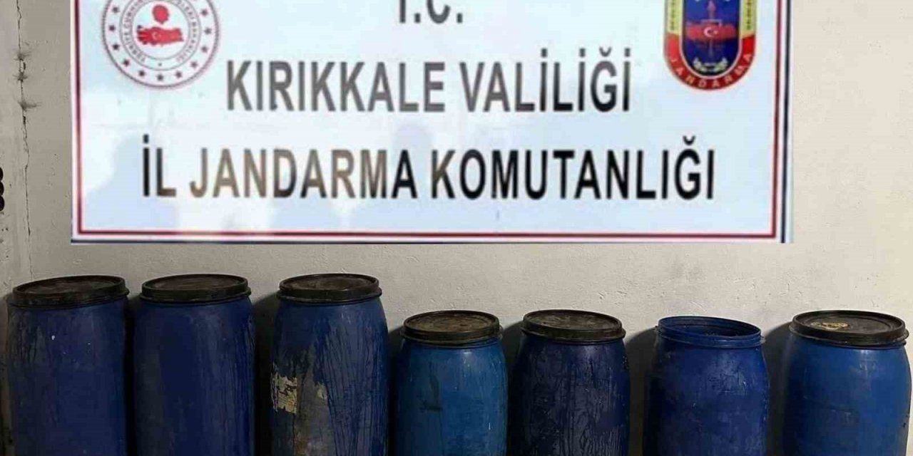 Kırıkkale’de 650 litre kaçak şarap ele geçirildi