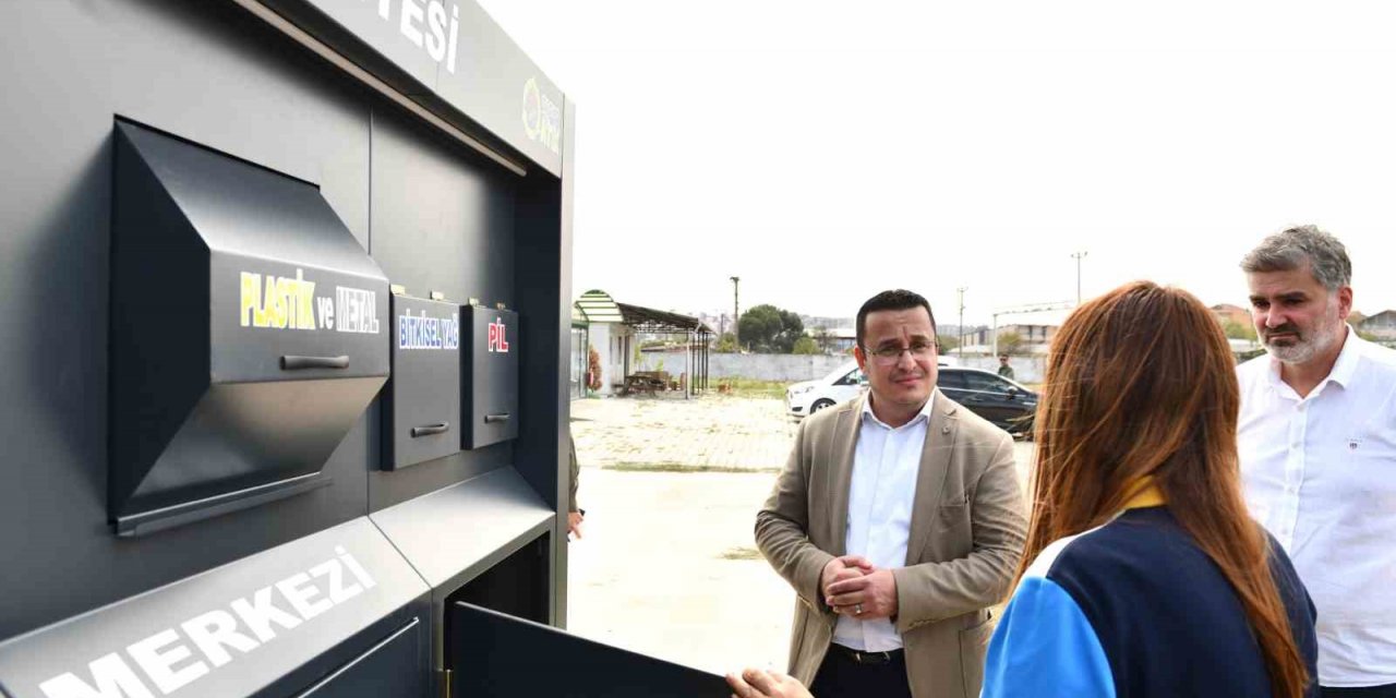 Mustafakemalpaşa’ya mobil atık merkezi