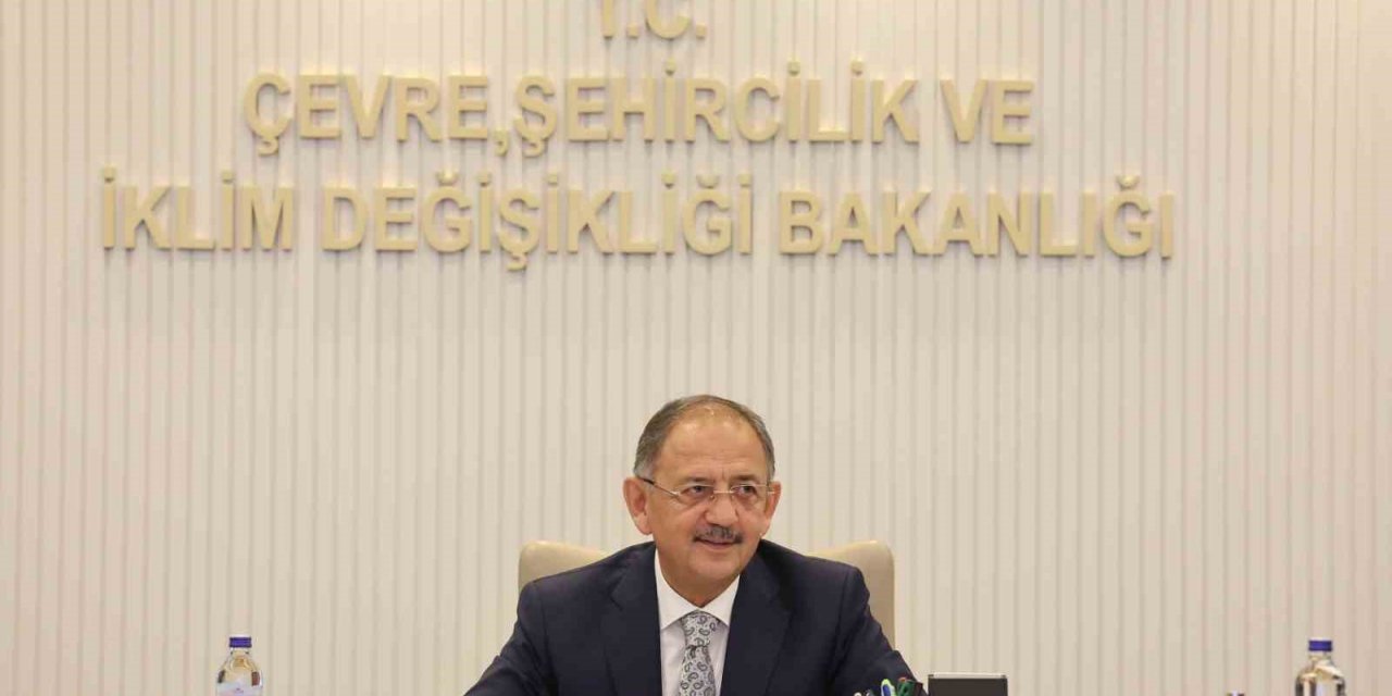 Bakan Özhaseki: "2023 yılı itibarıyla 34 bin 519 çevre denetimi gerçekleştirdik"