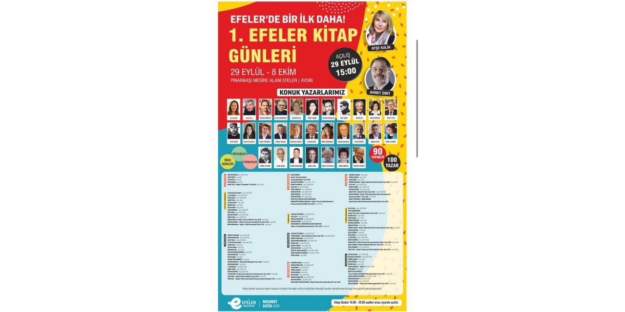 Efeler Kitap Günleri için geri sayım başladı