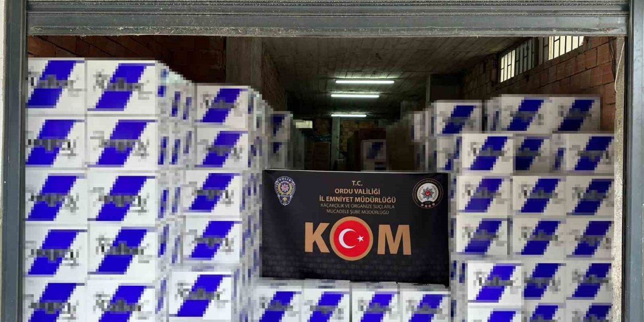 Ordu’da kaçakçılık operasyonları