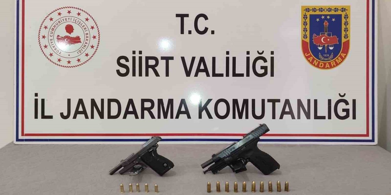 Siirt’te silah ve mühimmat kaçakçılığı operasyonu