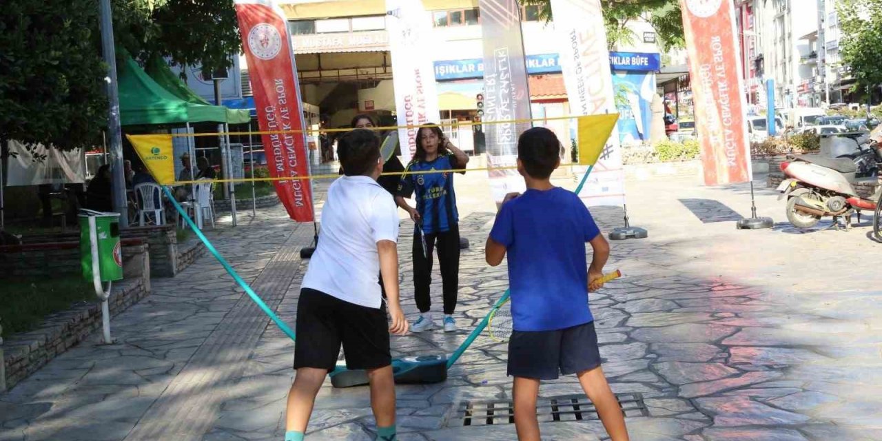 Avrupa spor haftası Menteşe’de çeşitli etkinliklerle kutlandı