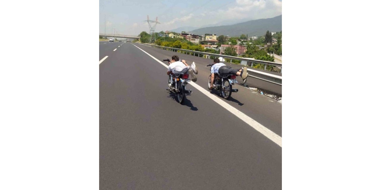 Canını hiçe sayan motosiklet cambazlarına rekor ceza