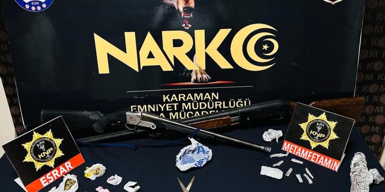 Karaman’da uyuşturucudan gözaltına alınan 1 kişi tutuklandı