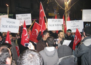 SP'li gençlerden protesto
