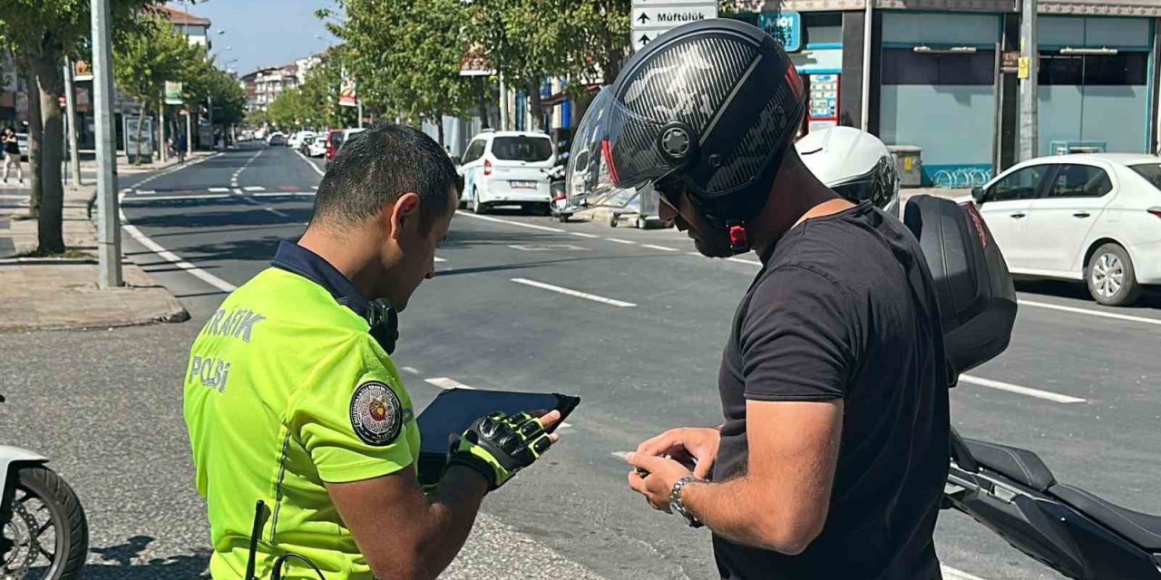 Bir saatlik uygulamada 120 bin TL ceza kesildi